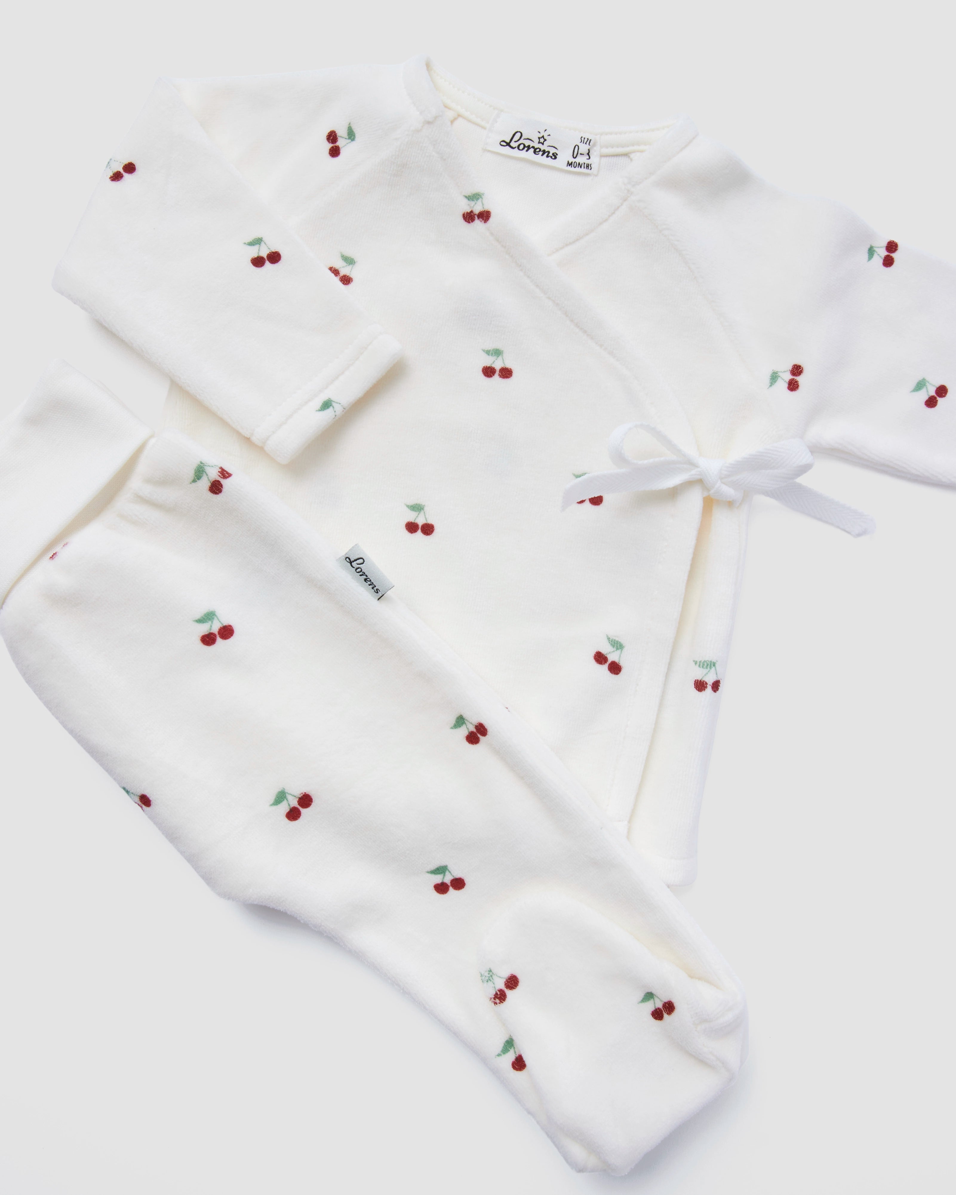 חזיה מעטפת ורגלית קטיפה Cherry | אופוויט