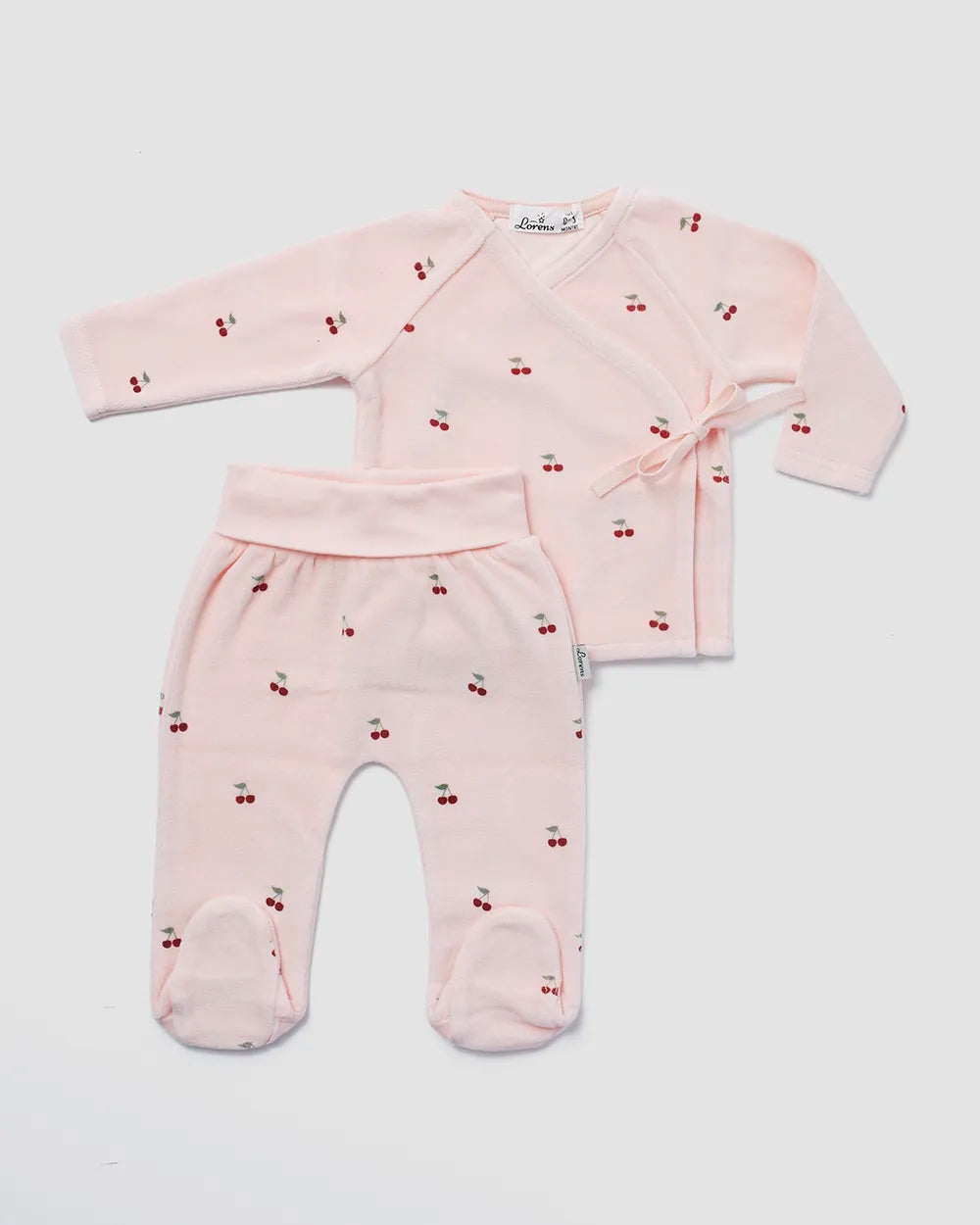 חזיה מעטפת ורגלית קטיפה Cherry | ורוד