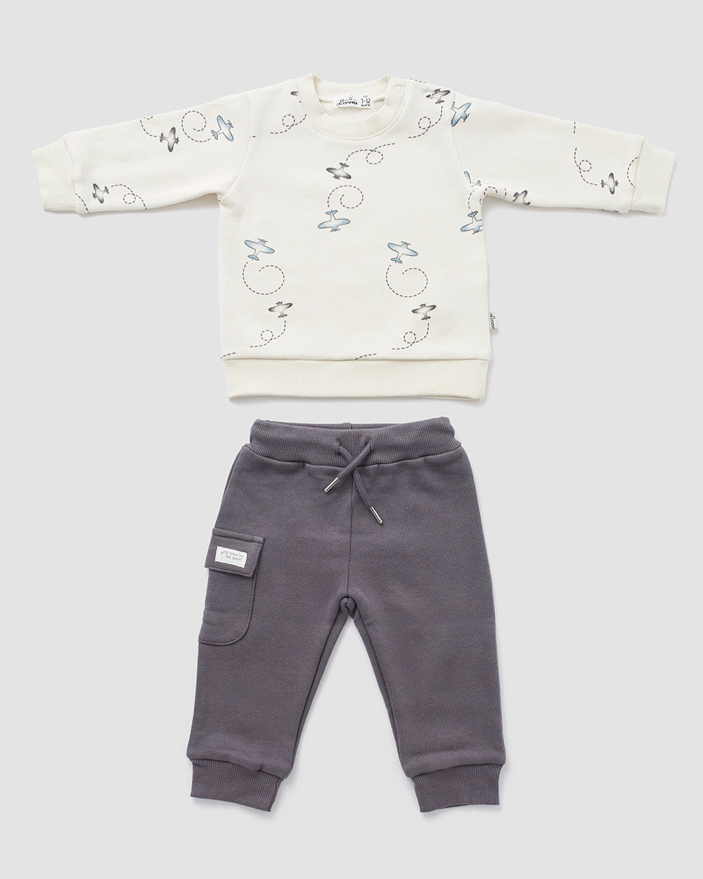 חליפה מבד פוטר Airplanes | אפור