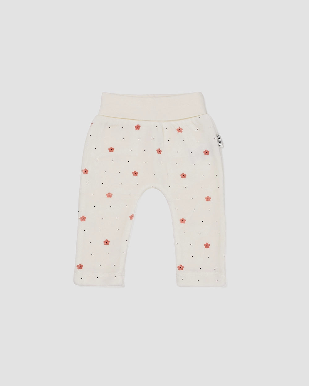 בגד גוף ורגלית קטיפה DOTS FLOWERS | אופוויט