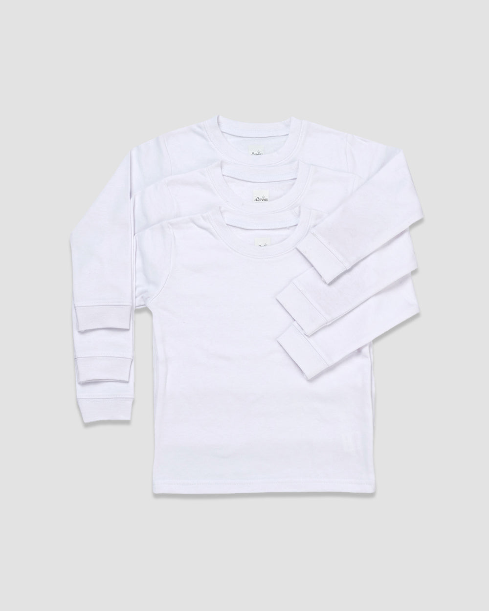 מארז 3 חולצות פלנל | לבן