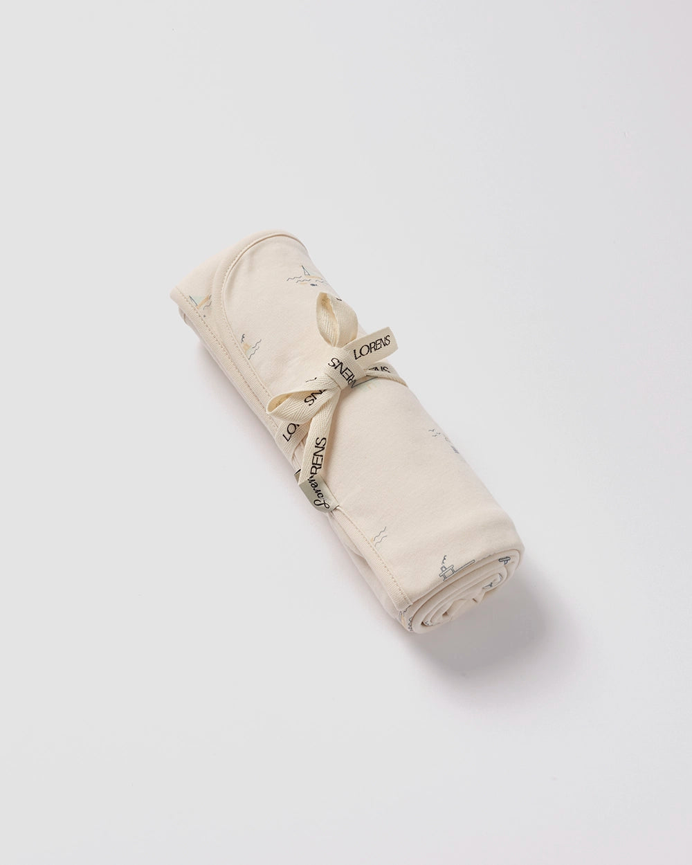 שמיכה מבד טריקו Boats | קרם