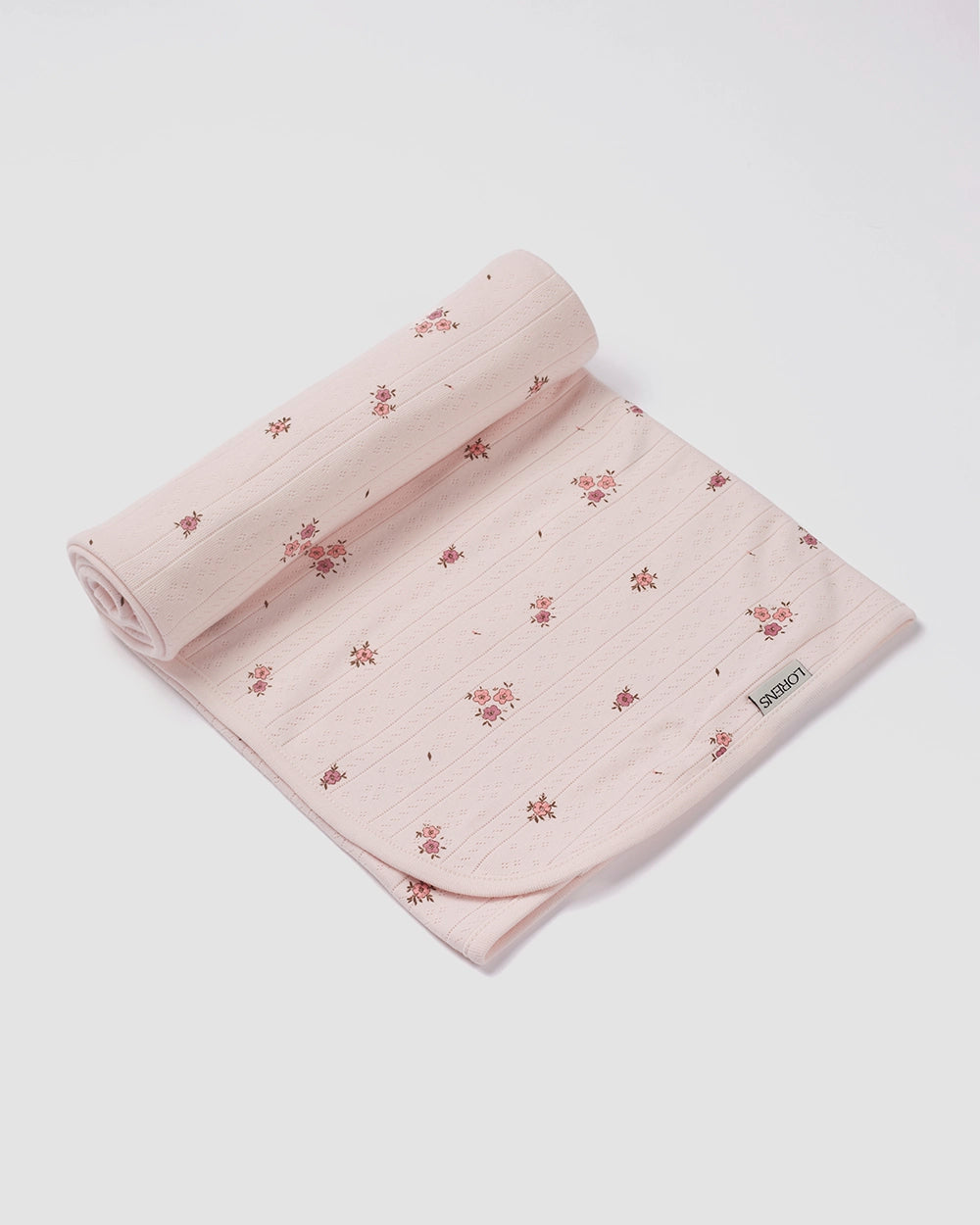 שמיכה מבד פוינטל Pink Flowers | ורוד