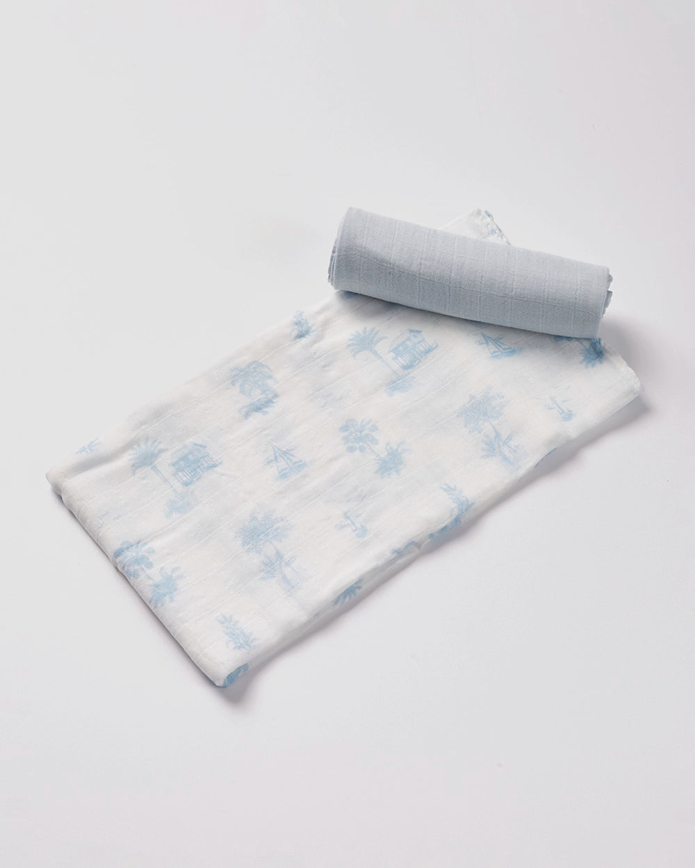 מארז 2 חיתולי במבוק 70X70 | תכלת