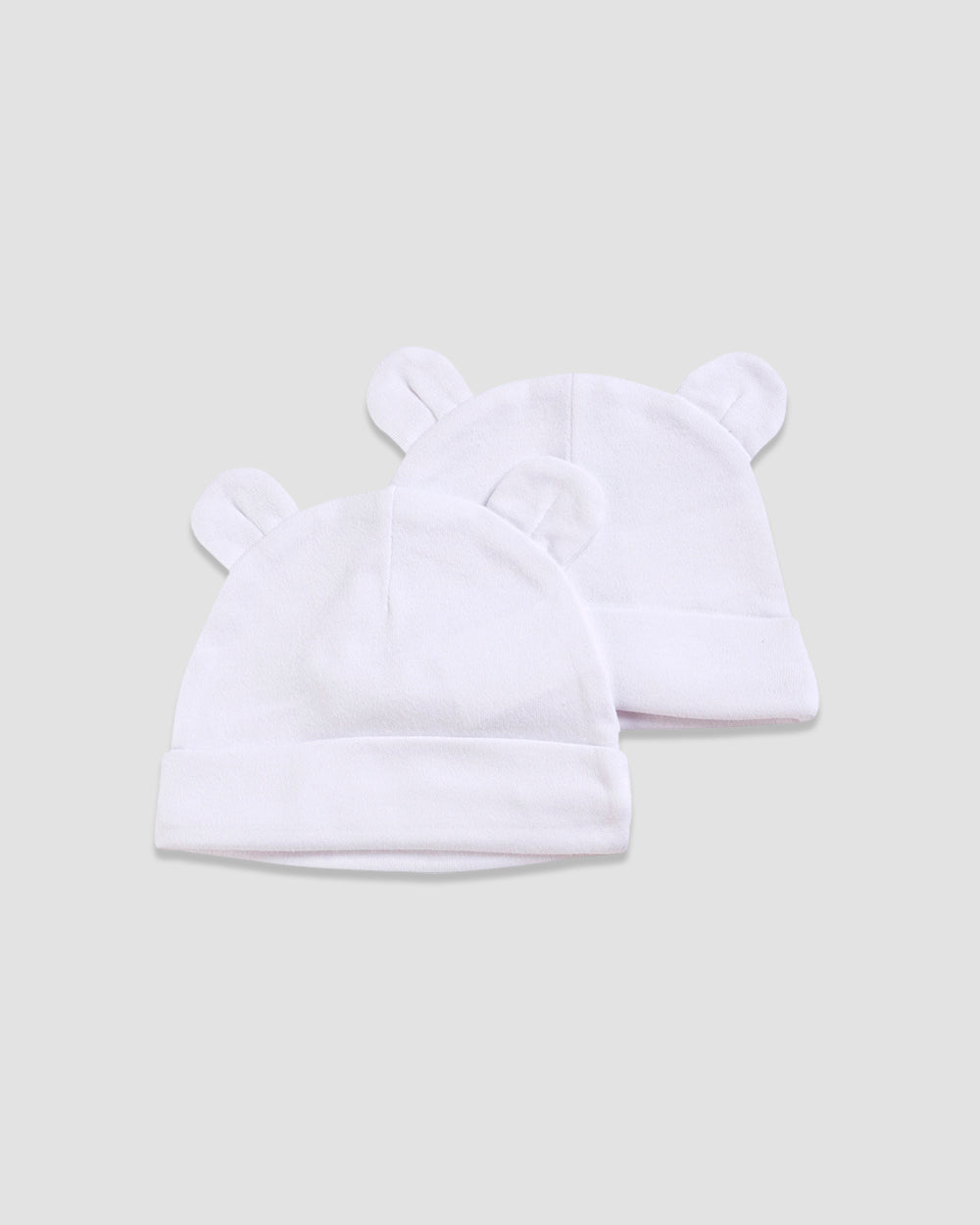 זוג כובעים דובי | לבן